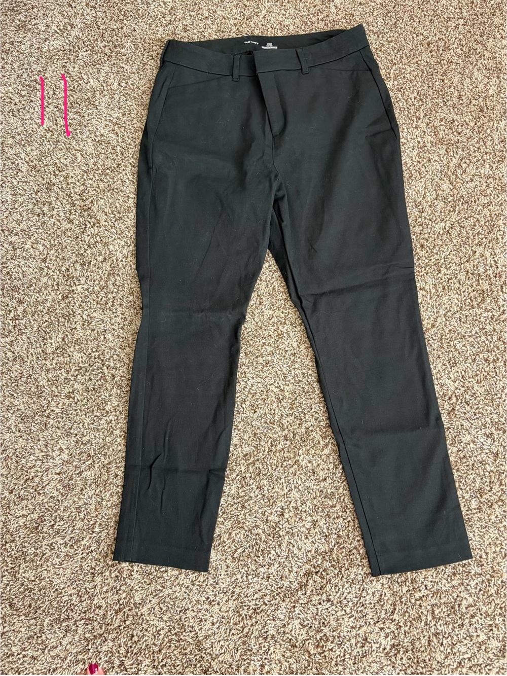Old Navy Black Women's Slim Trousers